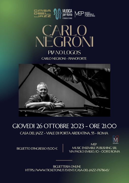 Carlo Negroni in Piano Logos